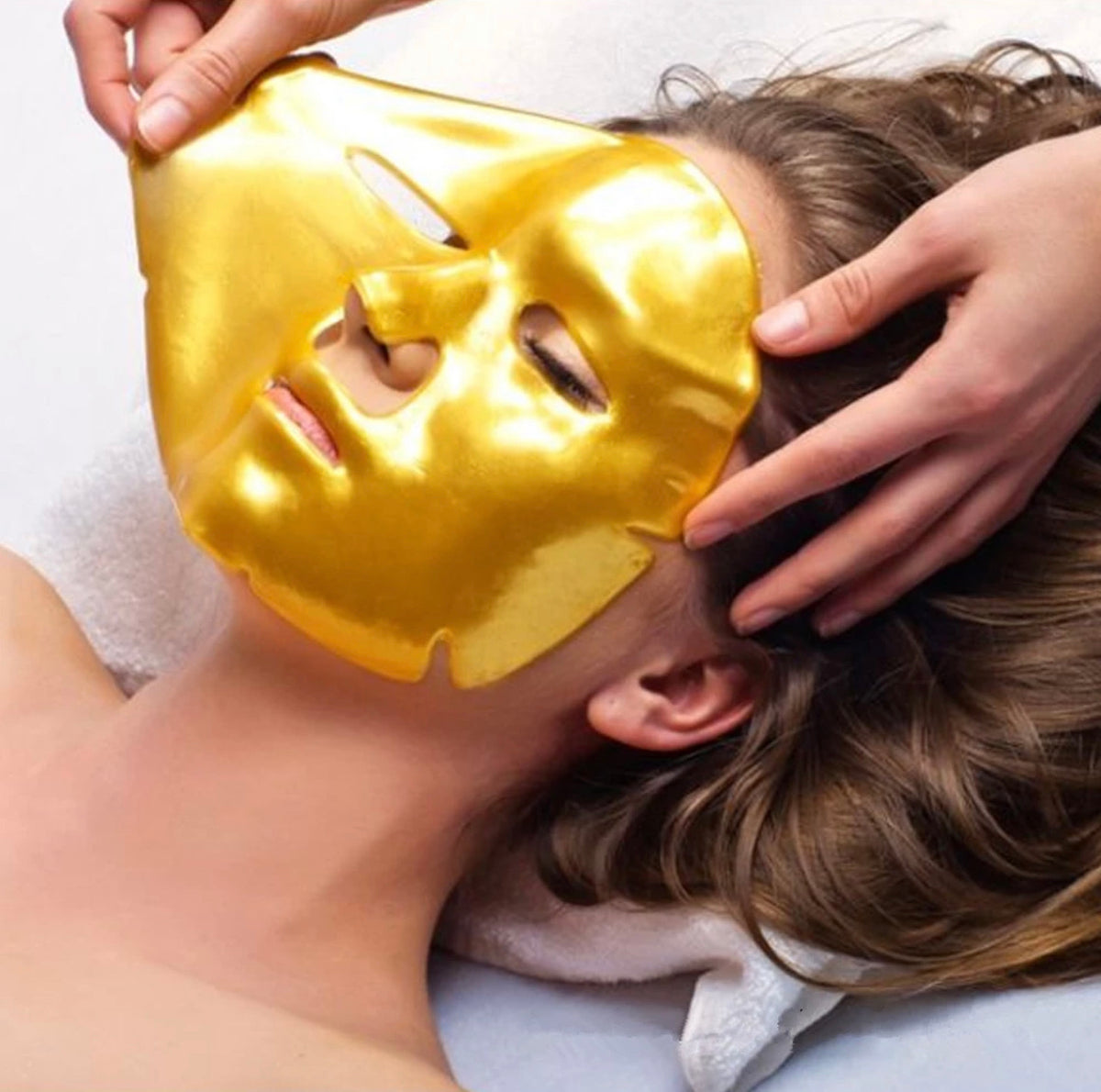 Luxurious 24k Gold Bio-collagen Facial Mask (5pcs) 