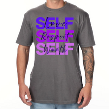 Load image into Gallery viewer, SELF Love Respect Worth T-shirt
