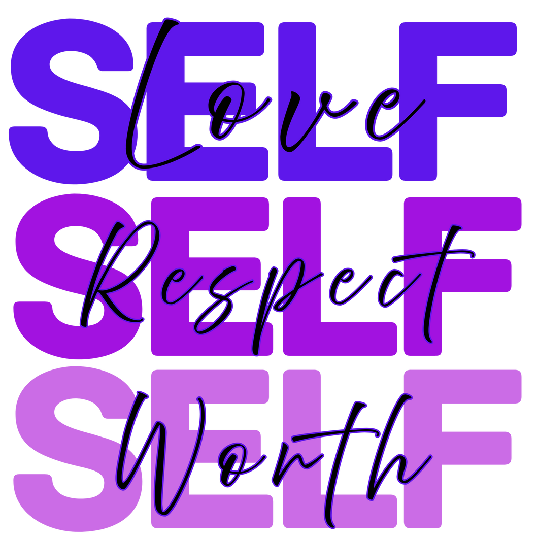 SELF Love Respect Worth T-shirt