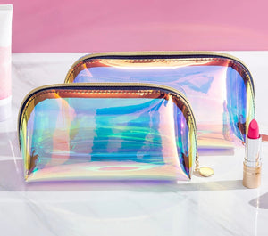 Holographic Cosmetic Bags