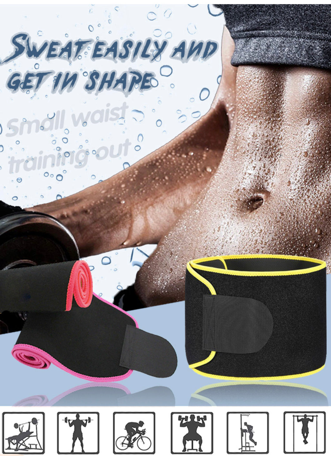 Waist Trimmer Sweat Belt