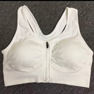 Sports Bra w/ Zippered Front